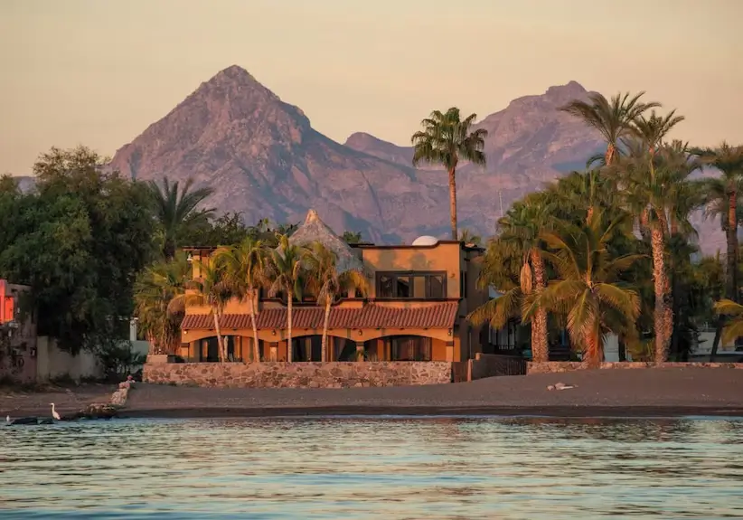 Oceanfront modern luxury homes in Loreto for sale overlooking the Sea of Cortez