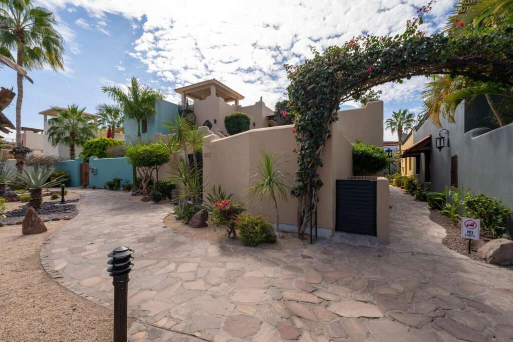Loreto Founders Welcome to this beautifully renovated custom Bohemia casa in Loreto Bay, Baja California Sur, where modern sophistication meets timeless Mexican charm. This turnkey 3-bedroom, 3-bathroom home offers privacy, natural light, and seamless indoor-outdoor living, with a generous side yard and elegant finishes throughout. The chef's kitchen features granite countertops, Samsung stainless-steel appliances, and ample storage. Designer furnishings, floor-to-ceiling windows, Hunter Douglas window treatments, phantom screens, and updated Kohler fixtures enhance comfort and style. Two spacious primary suites, a third ensuite bedroom, and mountain – Founders 377, Loreto, Loreto, BS